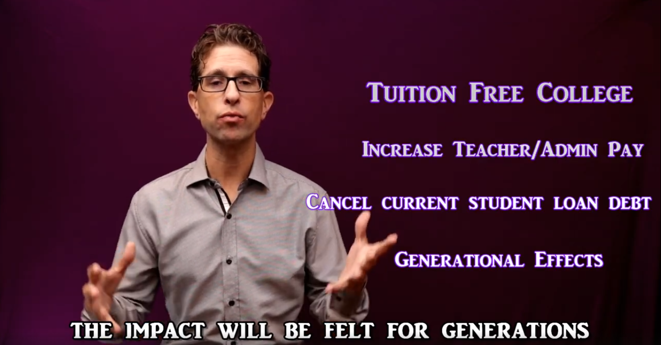 Tuition free college and cancel student debt