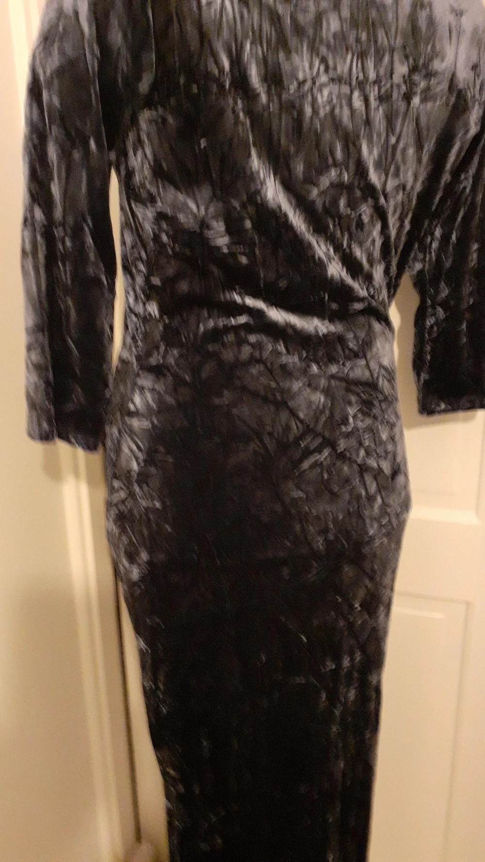 Crushed velvet gown  Lorna's Closet