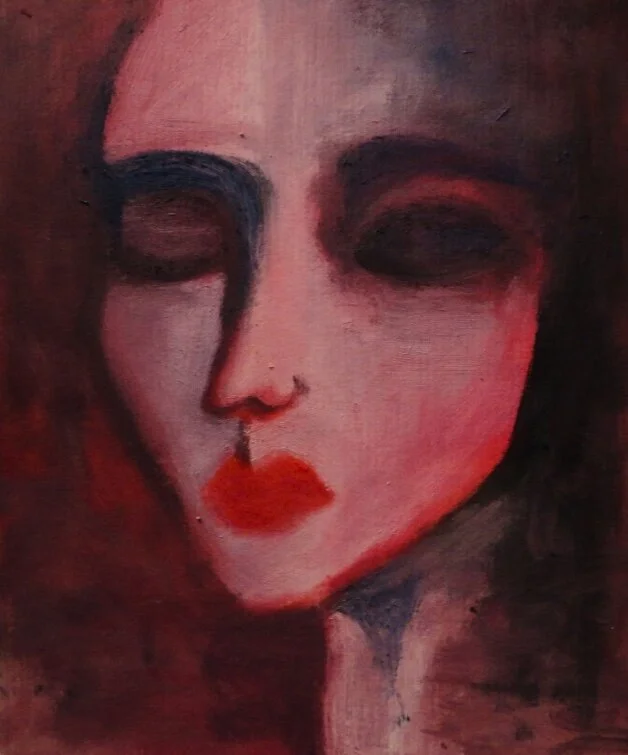  Lady of Dreams, oil on paper, 2016  Samantha Cimino 