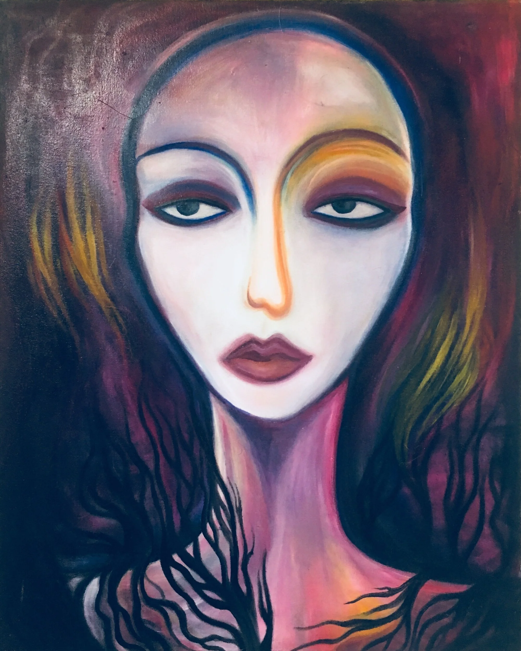  Luna, oil on canvas, 2016  Samantha Cimino 