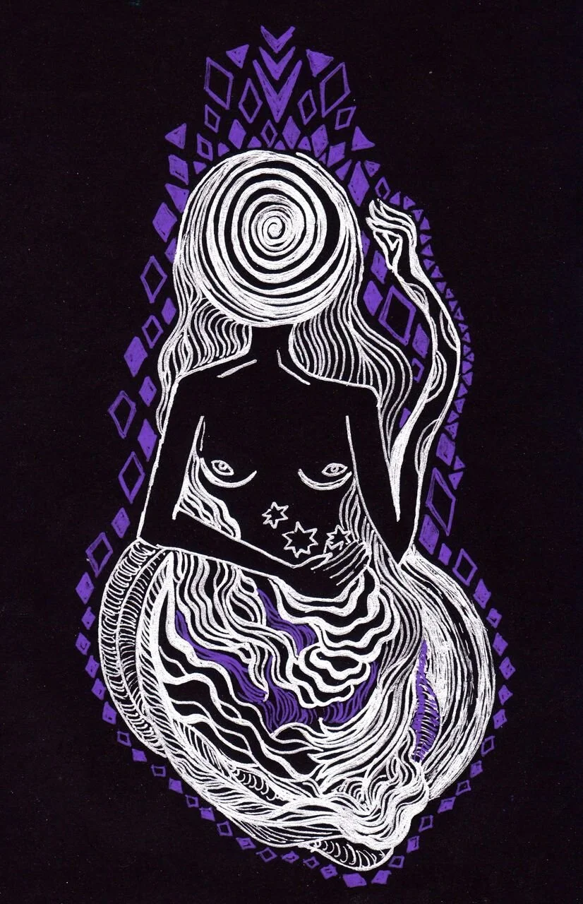  Portal, ink on paper, 2017  Samantha Cimino 
