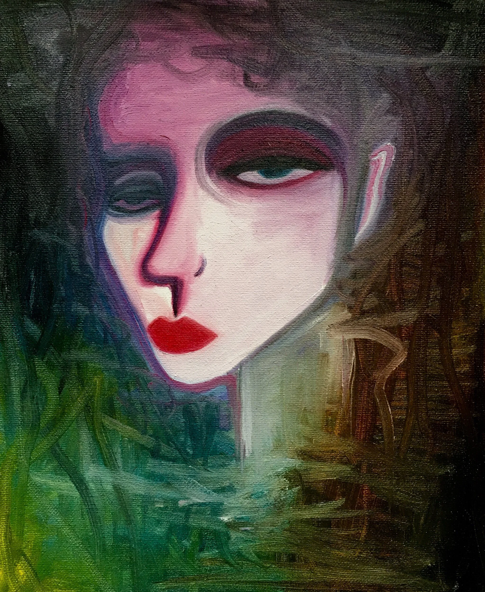  Lady Insanity, oil on canvas, 2016  Samantha Cimino 