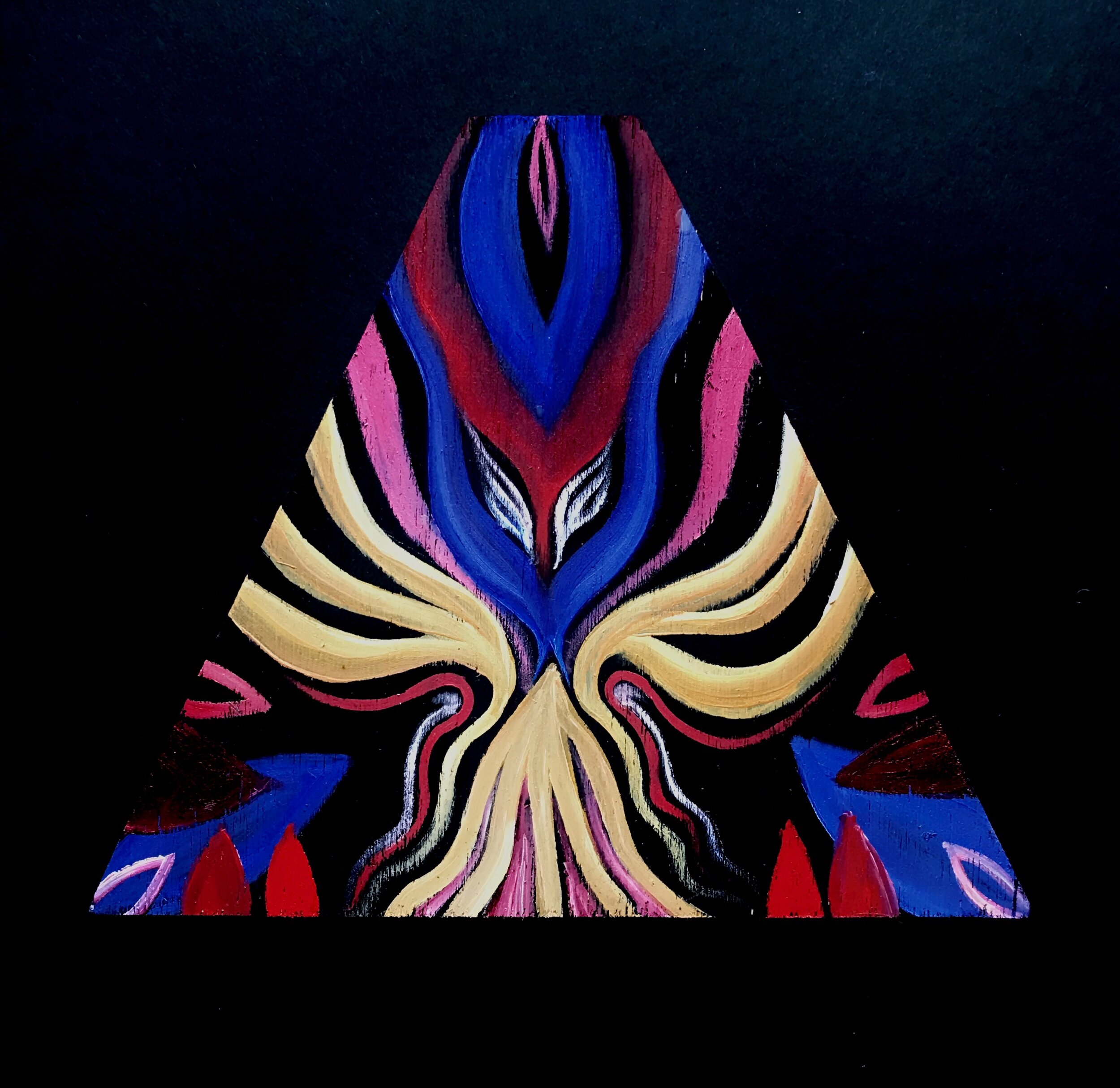  The Feeling of Roots, oil on reclaimed wood, 2020  Samantha Cimino 