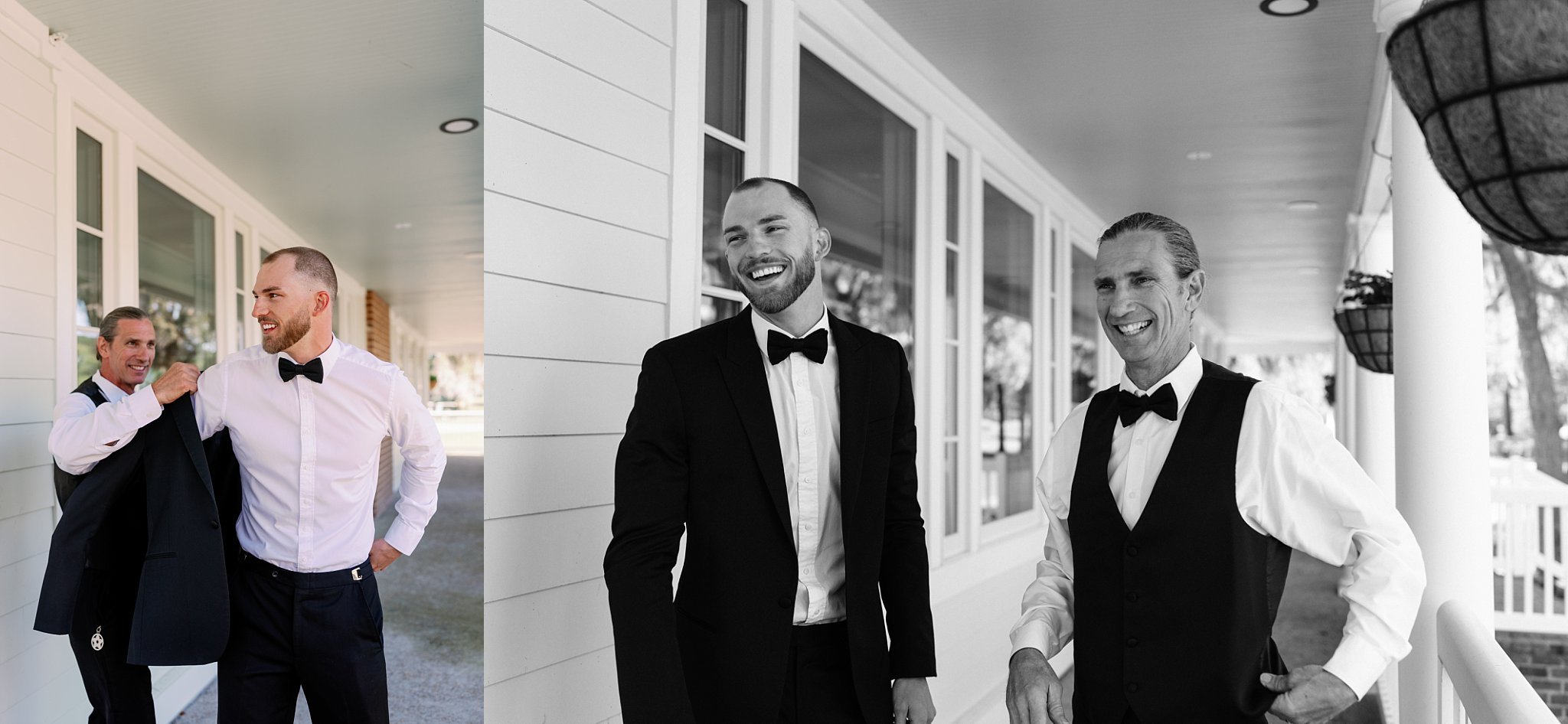Beaufort South Carolina photographers black tie wedding