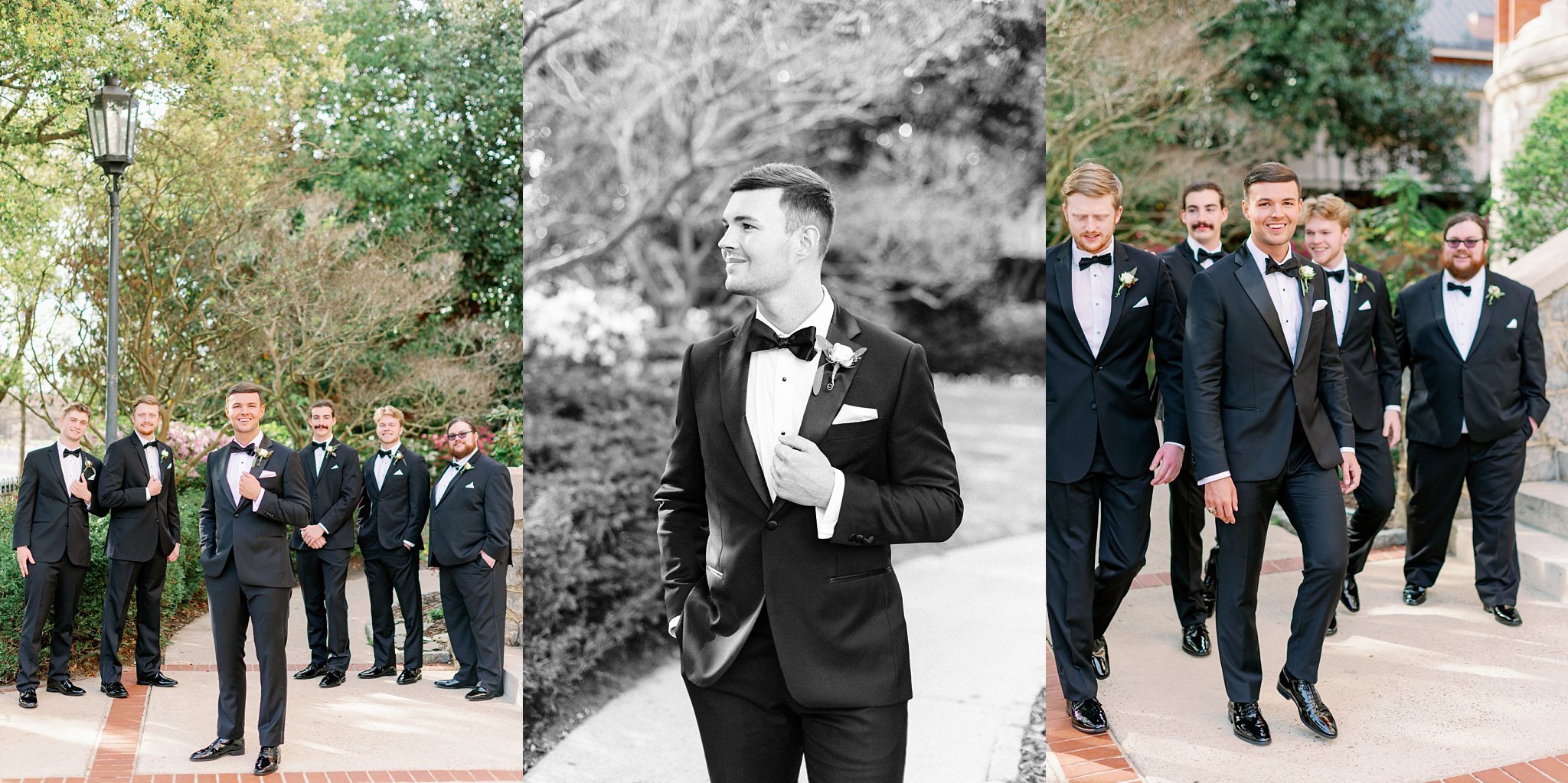 Classic Southern garden wedding. Where to have a black tie wedding in Augusta Georgia.