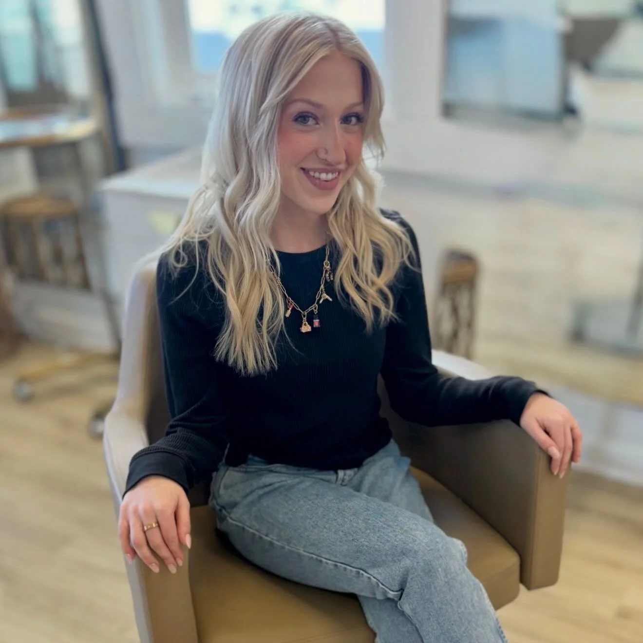 Happy birthday @hairbyjordanvela 🎂🎉💐

Jordan is our resident Swiftie and a total balayage queen. She is an academy graduate who now works with her own associate behind the chair- because yes, she really is that cool!

She lights up every room and 