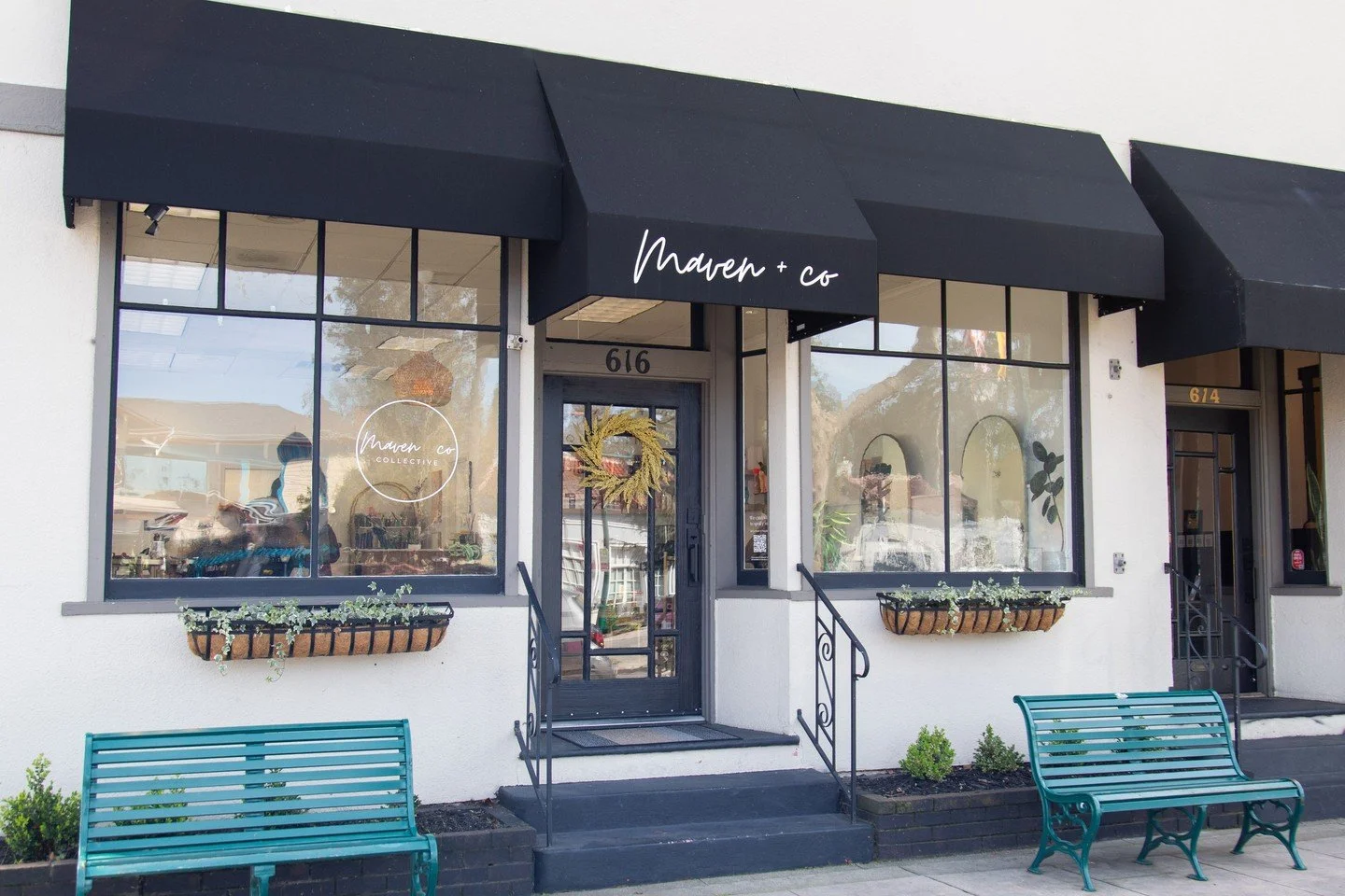 Your next favorite place is waiting for you 🤍

Welcome to Maven &amp; Co. Collective- where elevated experiences, intentional details, and a team that truly cares come together behind these doors. From the moment you walk in, it&rsquo;s all about yo