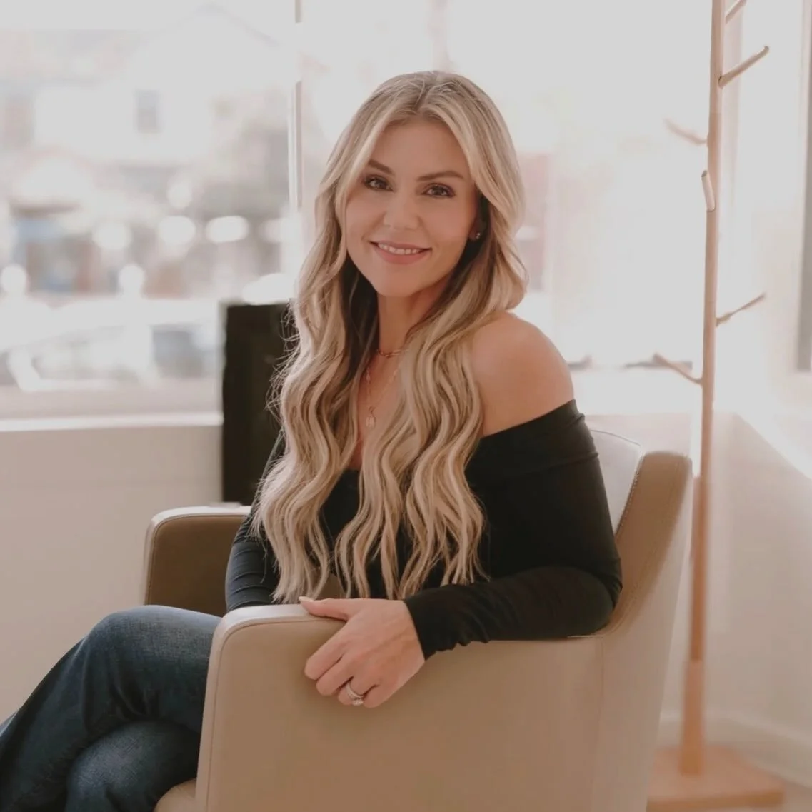 Happy birthday @jamiesteelehair 🎉🍷👏

Jamie is pure sunshine. Whether you get to work in a chair next to her or sit in her very own, you will always feel seen and loved. She&rsquo;s a content queen and always a cheerleader for those around her- she