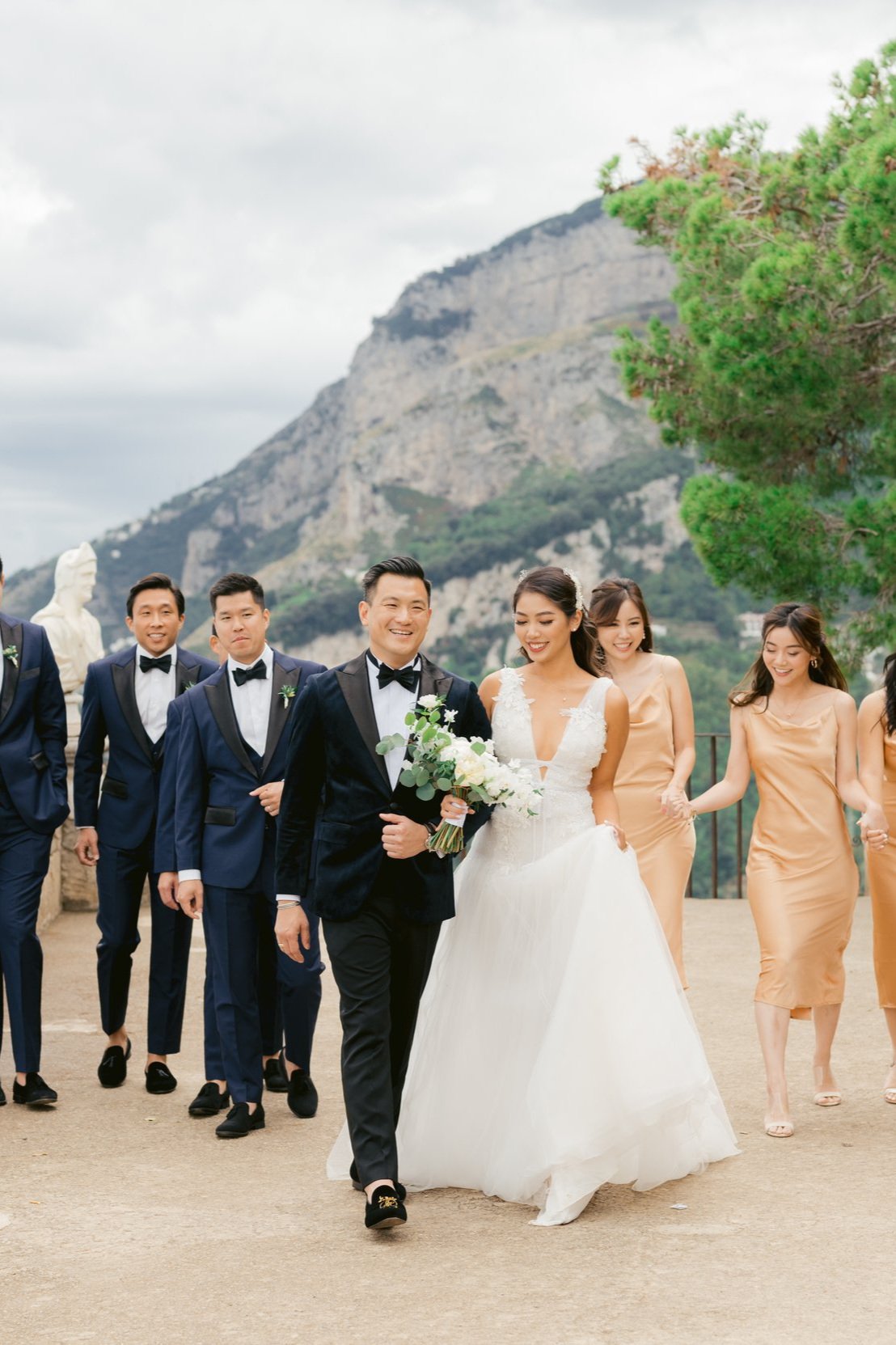 Villa Cimbrone, Ravello Italy Wedding