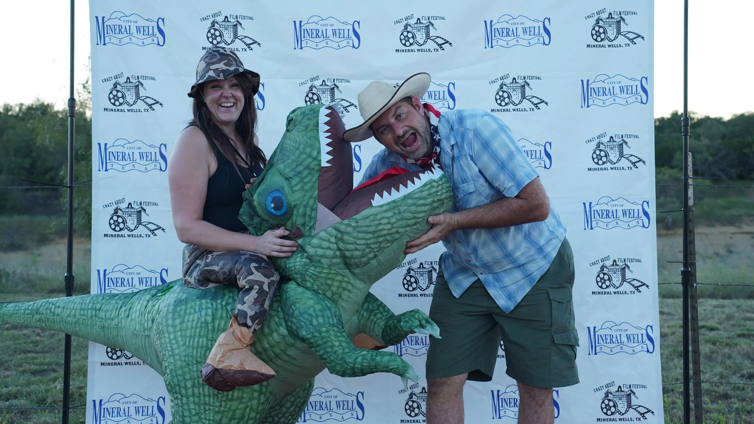 CAROL & BOB JURASSIC PARK.JPG