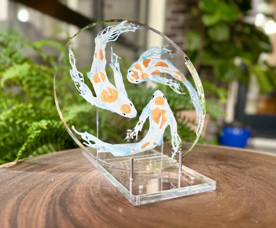 Happy Monday! Feeling a little &quot;koi&quot; today 🎏
.
.
.
.
.
#koi #charlestonsc #coastaldecor #coastalliving #southcarolina