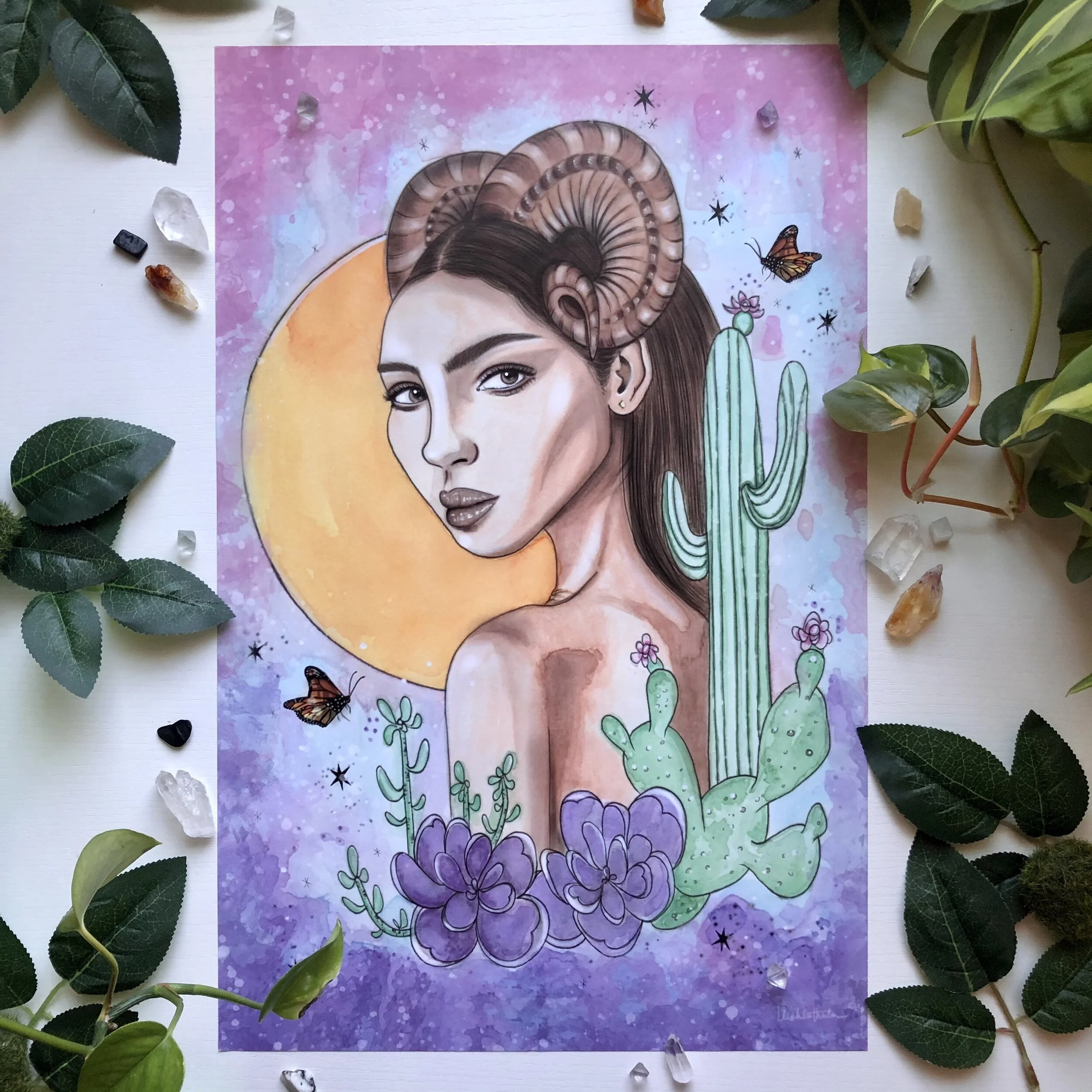 ARIES Watercolor 11x17 Poster