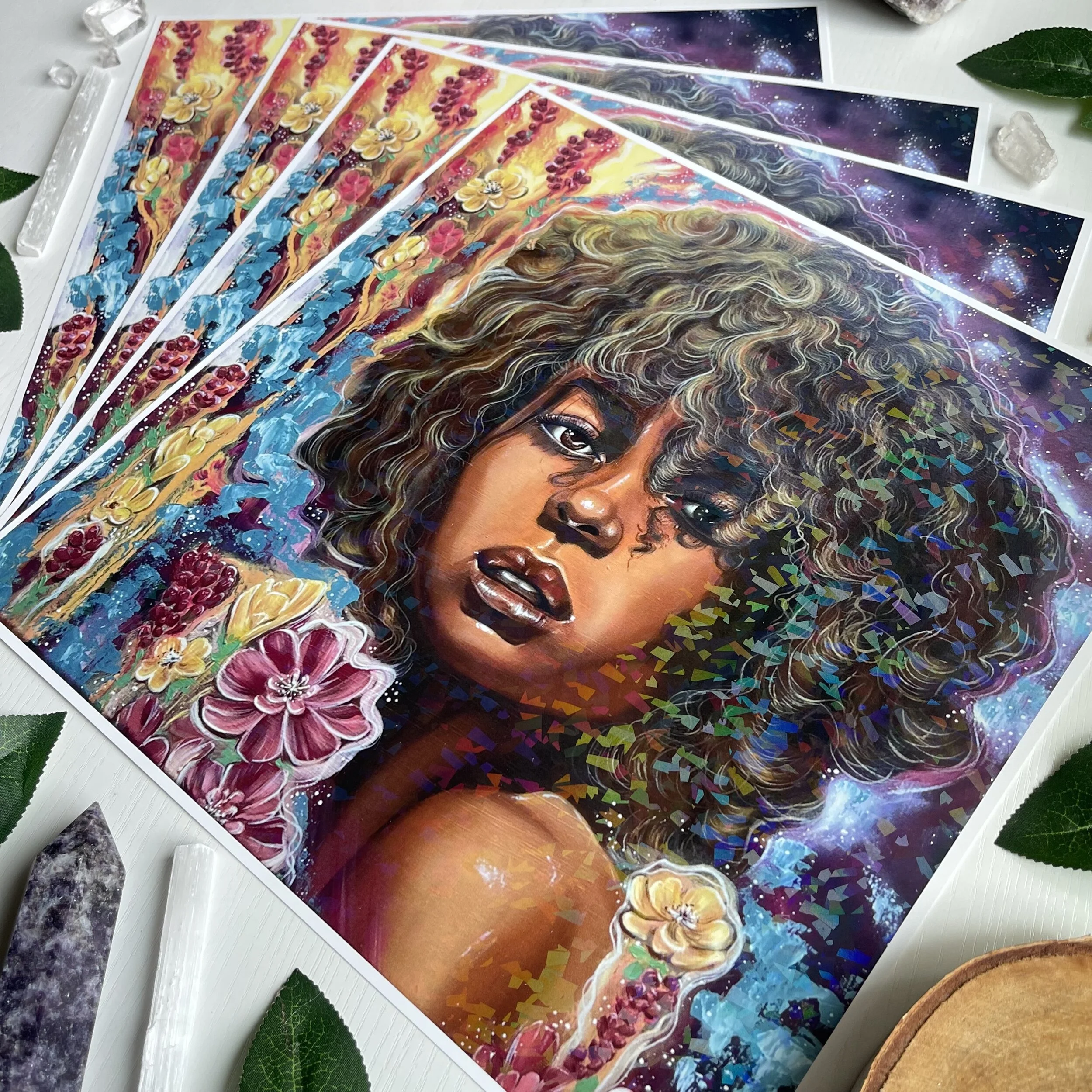 “Beacon of Hope” Oil Painting Holographic Print