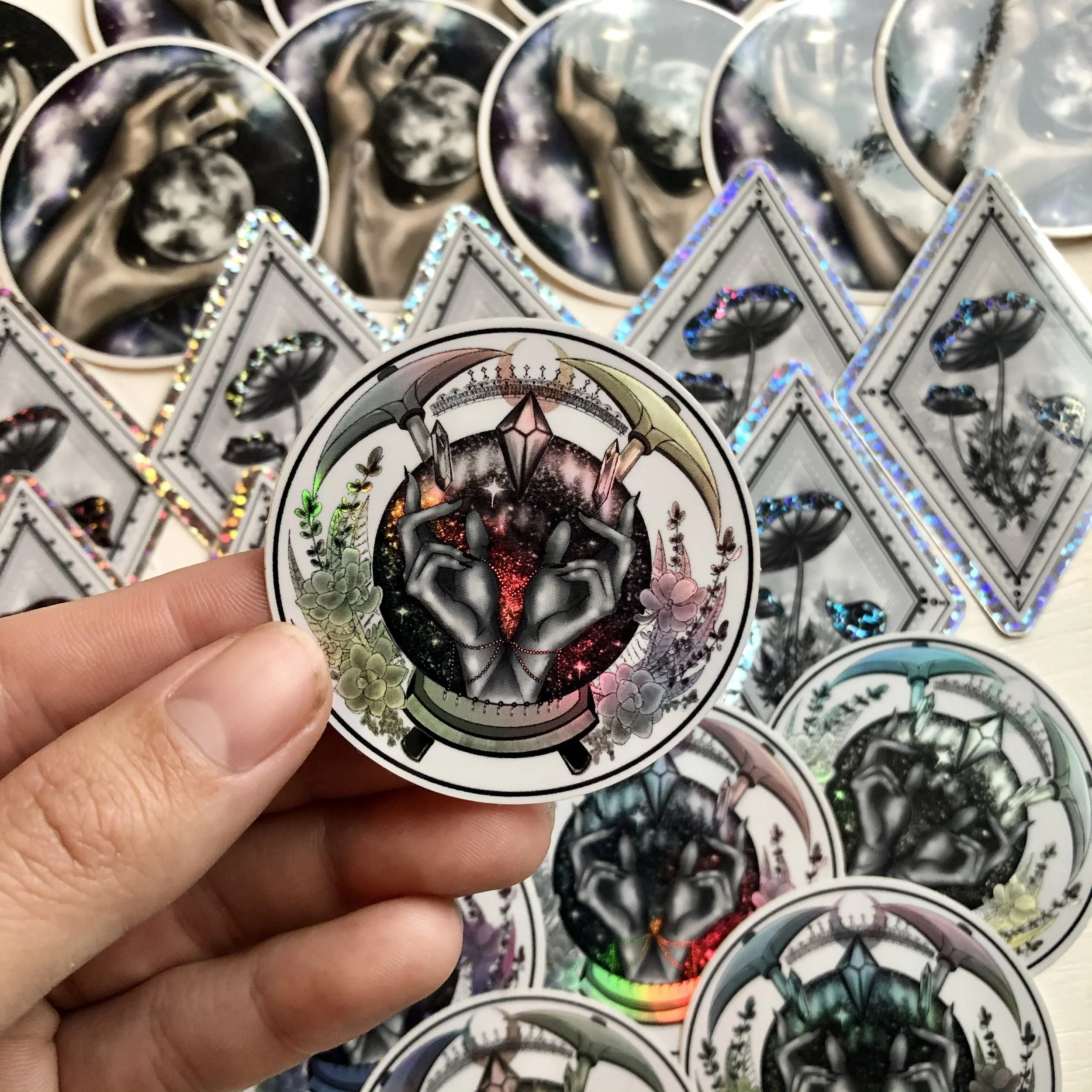 "Earth & Sky" Holographic Sticker