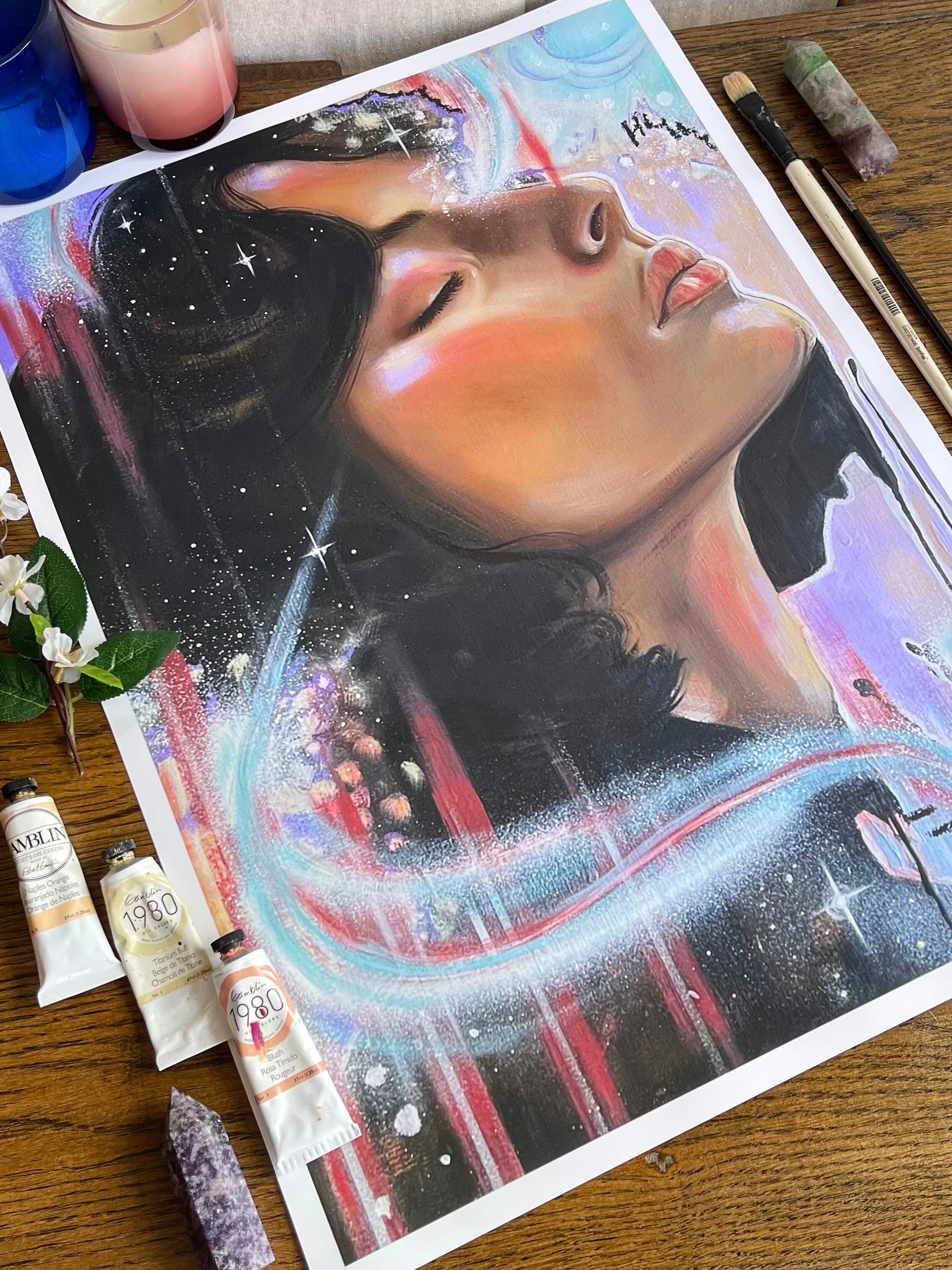 "Submerged in Sound" Art Print