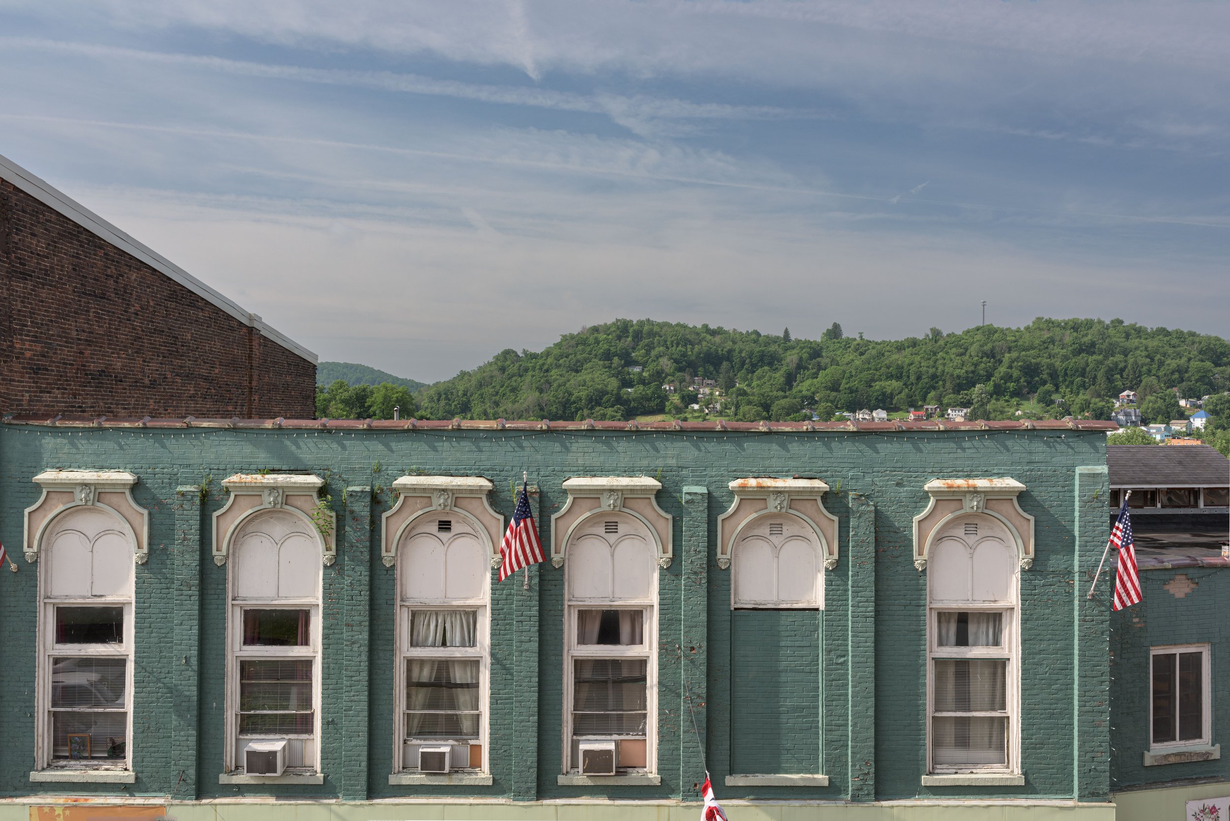 Apartment Building Along Main Street