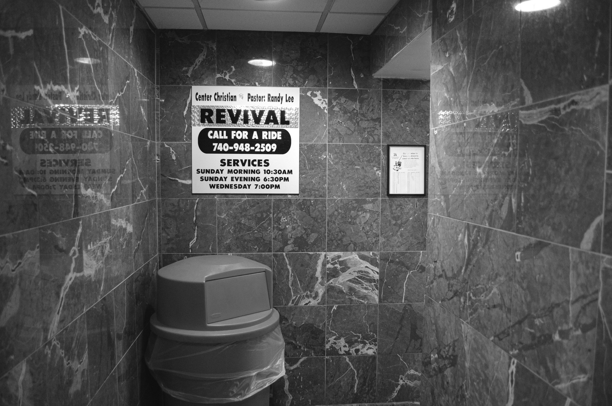 Men's Room at a T/A Truckstop 