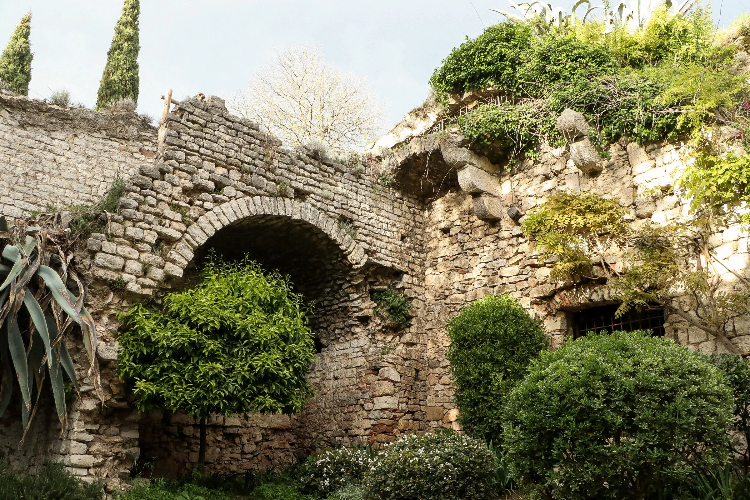 Old City Wall, Girona, Spain