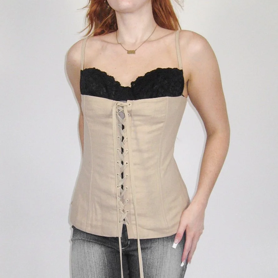 Y2K Moda International Corset Top - M