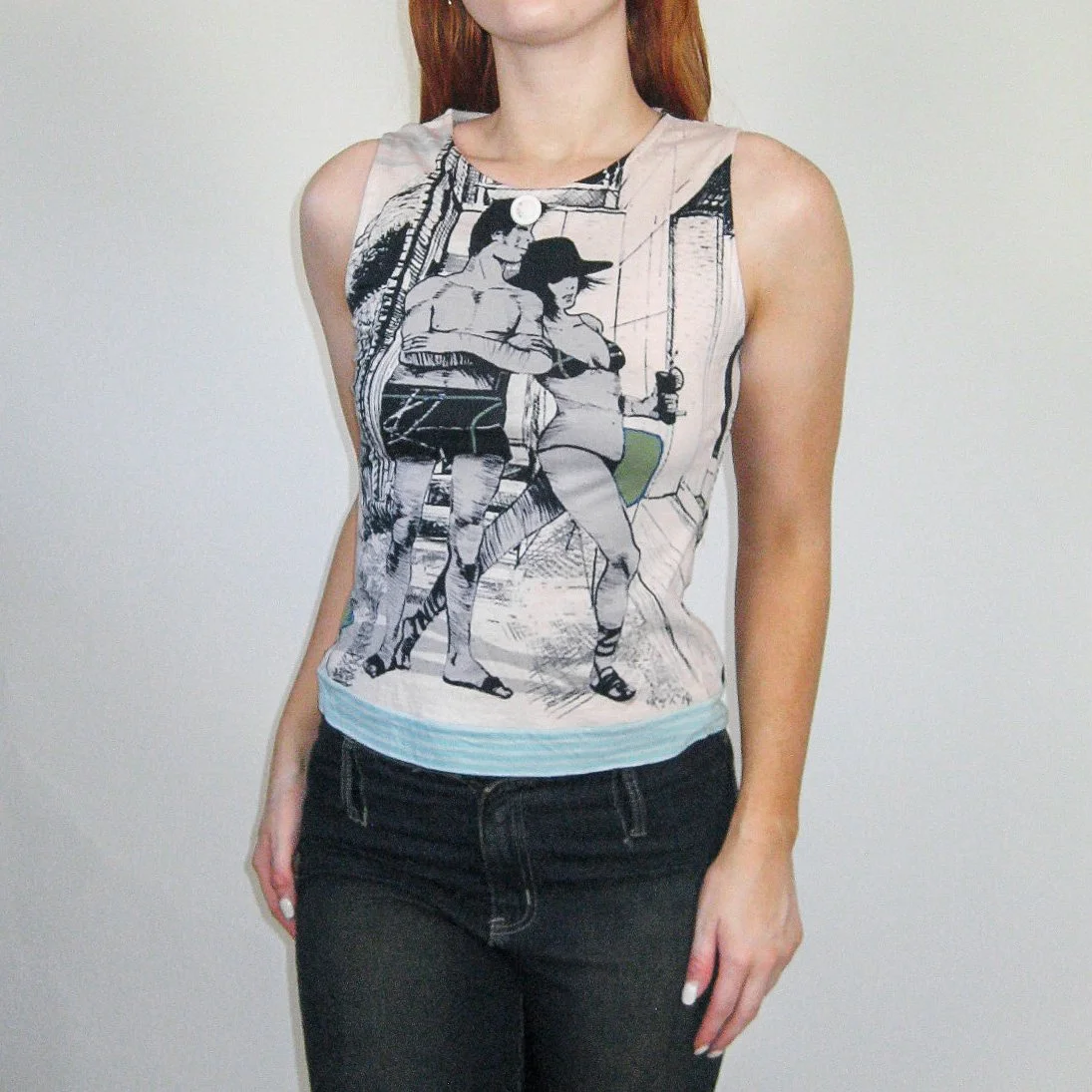 Y2K Custo Barcelona Top - S/M