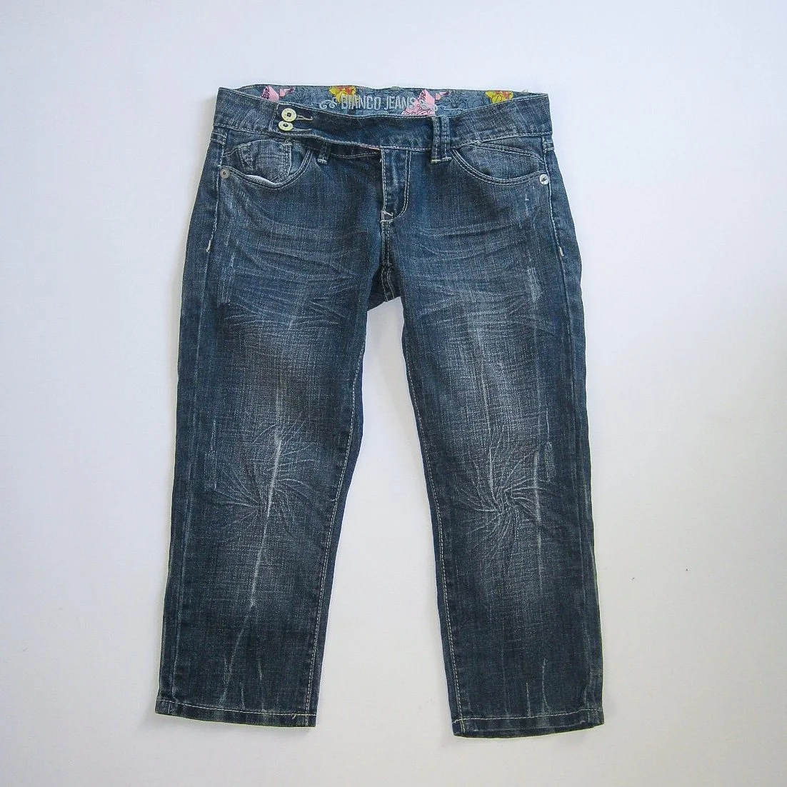 Y2K Low Rise Denim Capris - 4/6