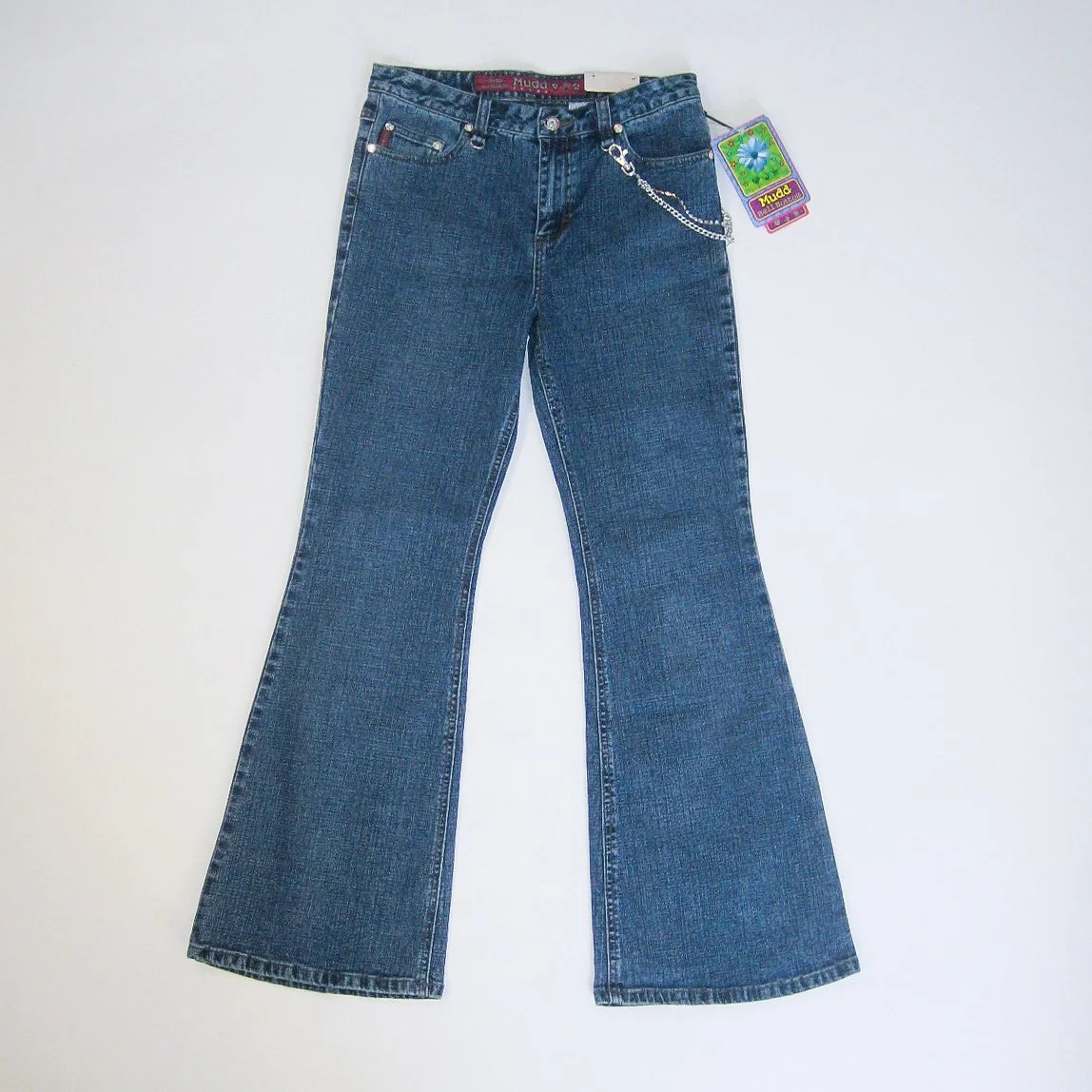 Y2K Deadstock Mudd Chain Jeans - 0/2