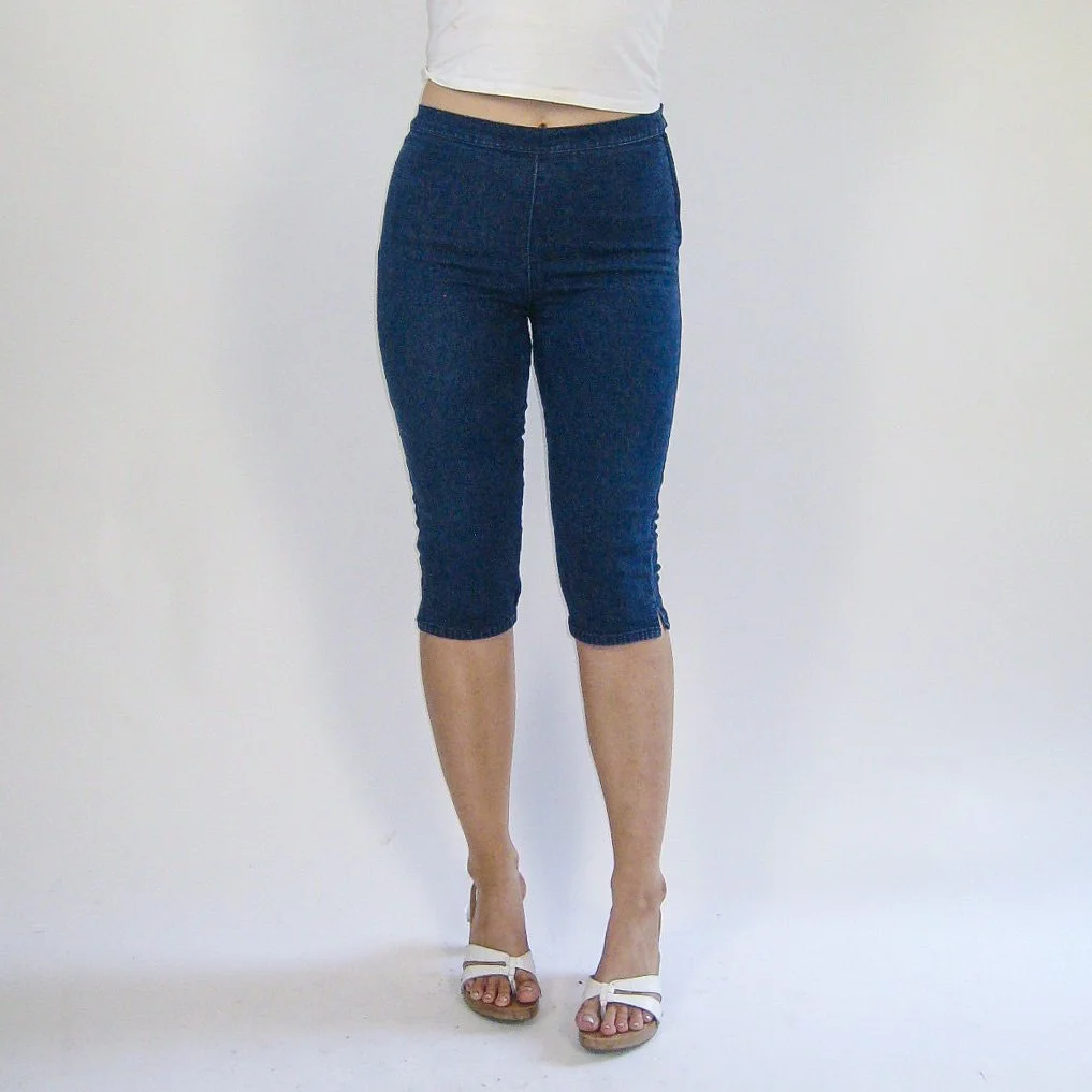Y2K Denim Capris - 4/6