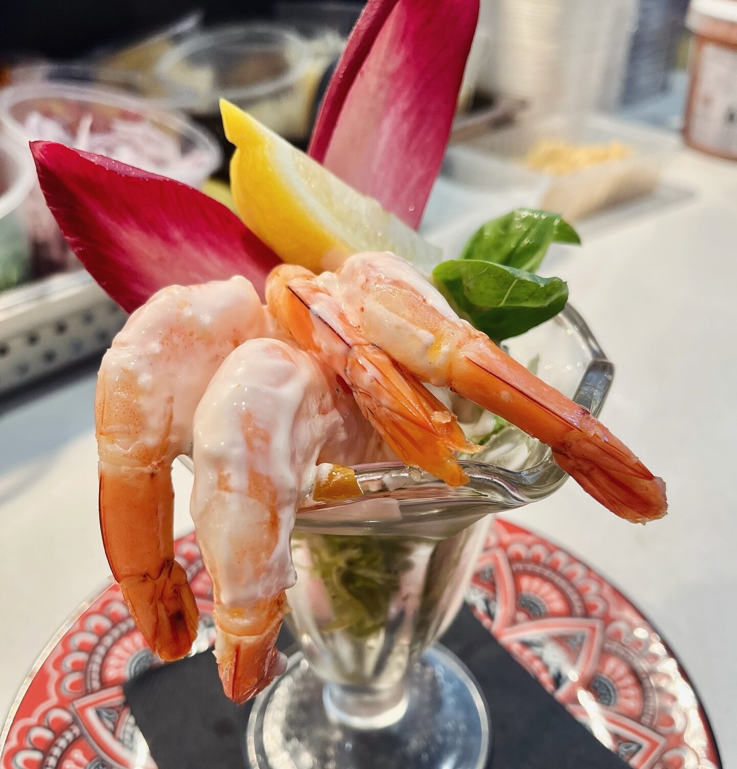 Prawns Cocktail are back! 🍤 🦐 
Juicy marinated prawns served with a Marie Rose Sauce and Endive &amp; Iceberg Salad

A perfect starter on a sunny day

Reservations:
📧 info@flourandsalt.com.au
☎️ 0394863600

More info:
💻 https://www.flourandsalt.c