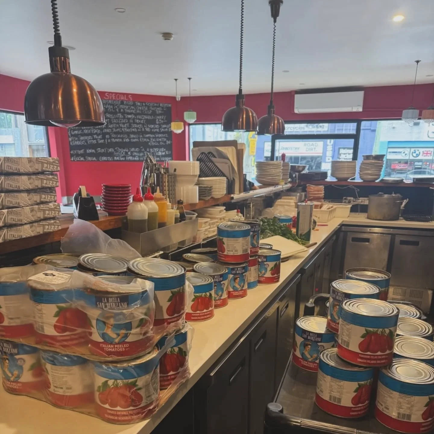 We're back from our day off today, Michael's been at the shop since 6 o'clock this morning preparing fresh napoli and bolognese! 
Come in and taste the difference at Flour and Salt!
Limited tables available tonight, give us a call to reserve yours!