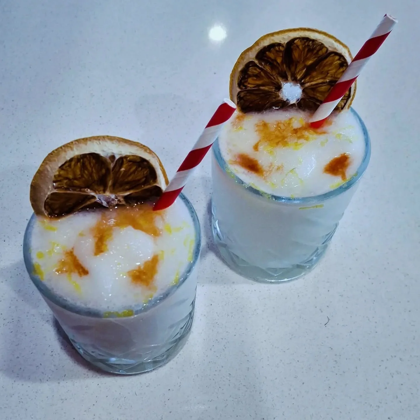 "Sgroppino" 

A refreshing italian cocktail from Veneto, we blend ours with vodka, limoncello, lemon sorbet and bitters.

The perfect way to finish a meal or to beat the summer heat!
On our specials board for a good time not a long time so 