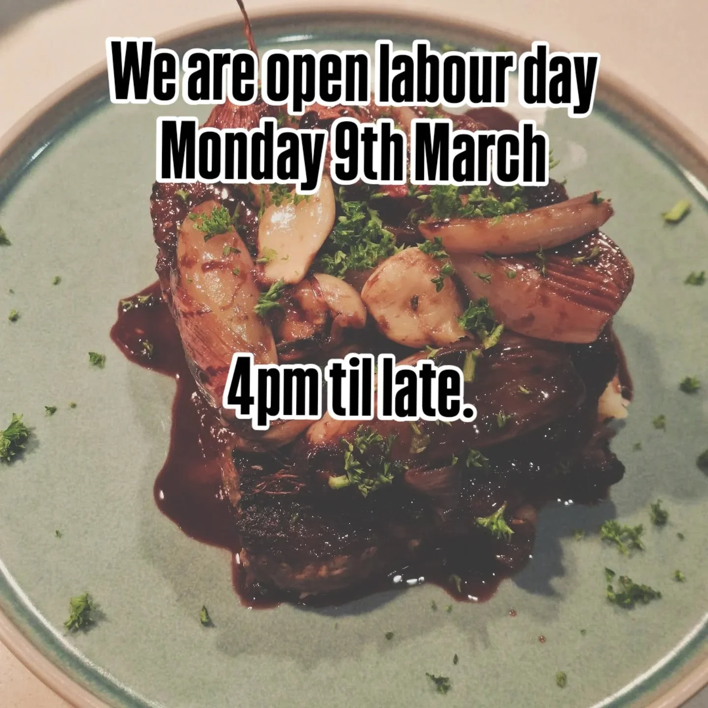 Labour Day plans? We&rsquo;ve got you covered. 🍝

Flour &amp; Salt is OPEN this public holiday &mdash; perfect for a relaxed meal with friends and family.
Open 4pm til late.

See you soon!

Takeaway specials:

🍝 Selected pastas $22
🍕 Gourmet pizza