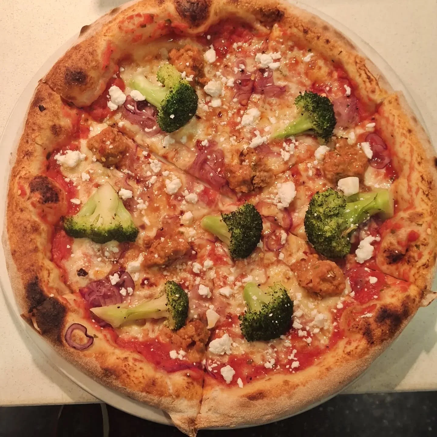 Fresh off the grill and straight onto your pizza.

Owner Michael has been grilling fresh veges, ready for one of your favourite pizzas this weekend. Lightly charred, crisp, and packed with flavour, it's proof that simple, fresh ingredients always shi