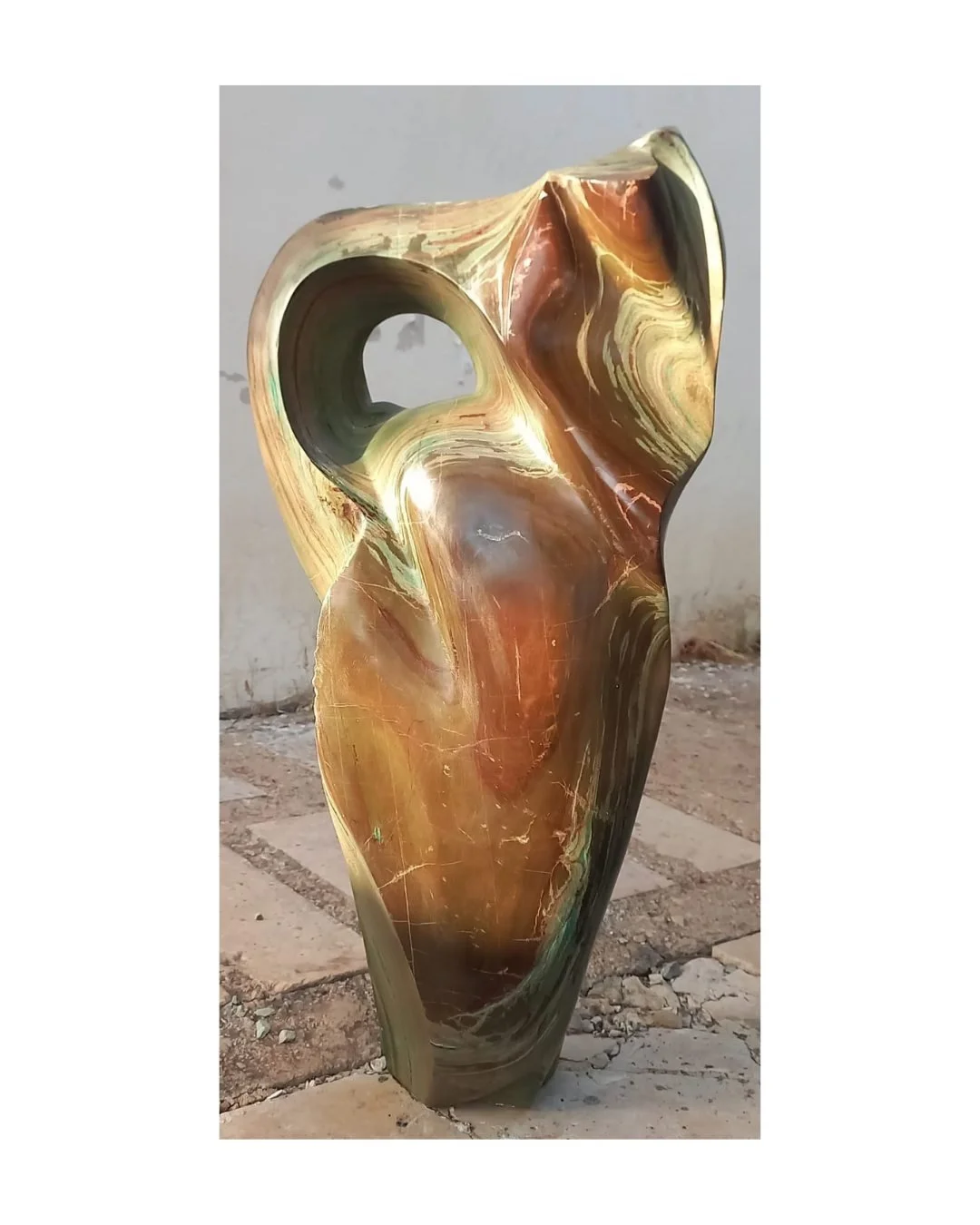 Some sculptors decide what the stone will become. Hazem Nemrawi (@nemrawihazem) asks it first.

STONE ECHO: a solo exhibition of new sculpture by Hazem Nemrawi. August 1&ndash;10, 2026, at Dar Al-Anda.

Three decades in stone, and the restraint shows