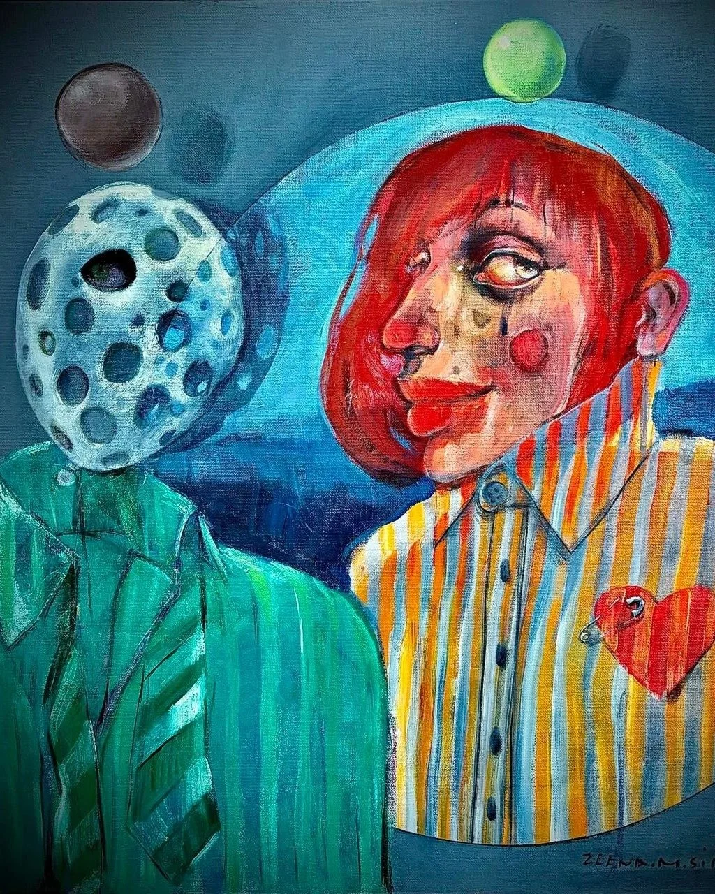 TABLE NO. 1

"An unknown lover carved deep letters into a broken heart. They left in different directions, leaving these marks on the table. Those experienced in love mock them with their stories."

 Zeena Sileem, @zeenasileem

THE TABLE, o