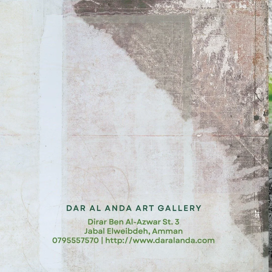 تلك الأرض البعيدة، هي وجهتي - إيمان حرم 
Towards This Distant Land, I Orient&hellip; by Eman Haram (@eman_t_haram)
 September 15 &ndash; October 17, 2026 &middot; Reception Saturday, October 3, 6:00 PM Presented as part of @ammandesignweek  2026