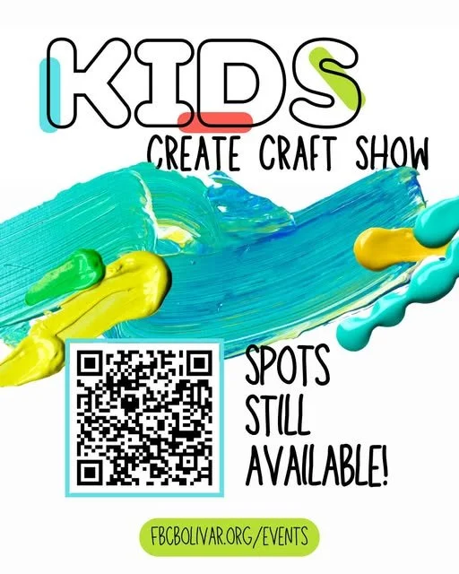 Kids Create Craft Show - First Baptist Church  