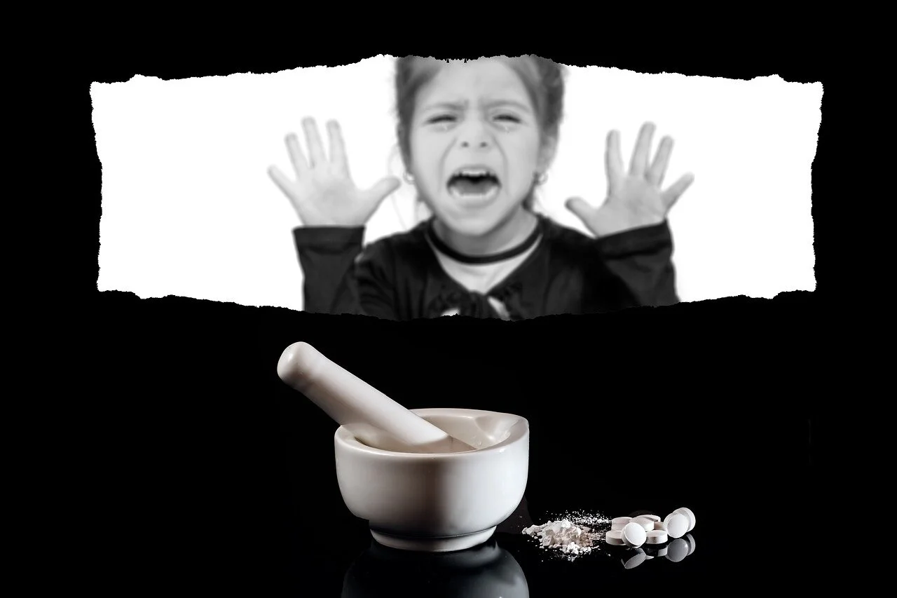 Toddler confirms spoonful of sugar does not make medicine go down in most delightful way