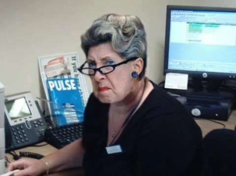 Surly Medical Receptionist Isn’t Having A Bar Of Your Friendly Small Talk
