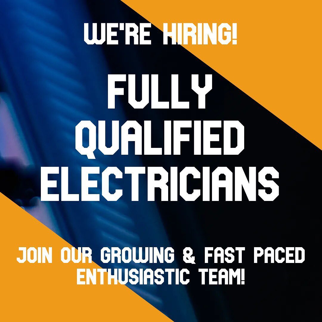 We are once again looking for more electricians to join us at BES 💪🏽💪🏽

Please get in contact if you are a fully qualified electrician or know a fully qualified electrician that is looking for a change ⚡️ ⚡️ 

We have a great mix of domestic, com
