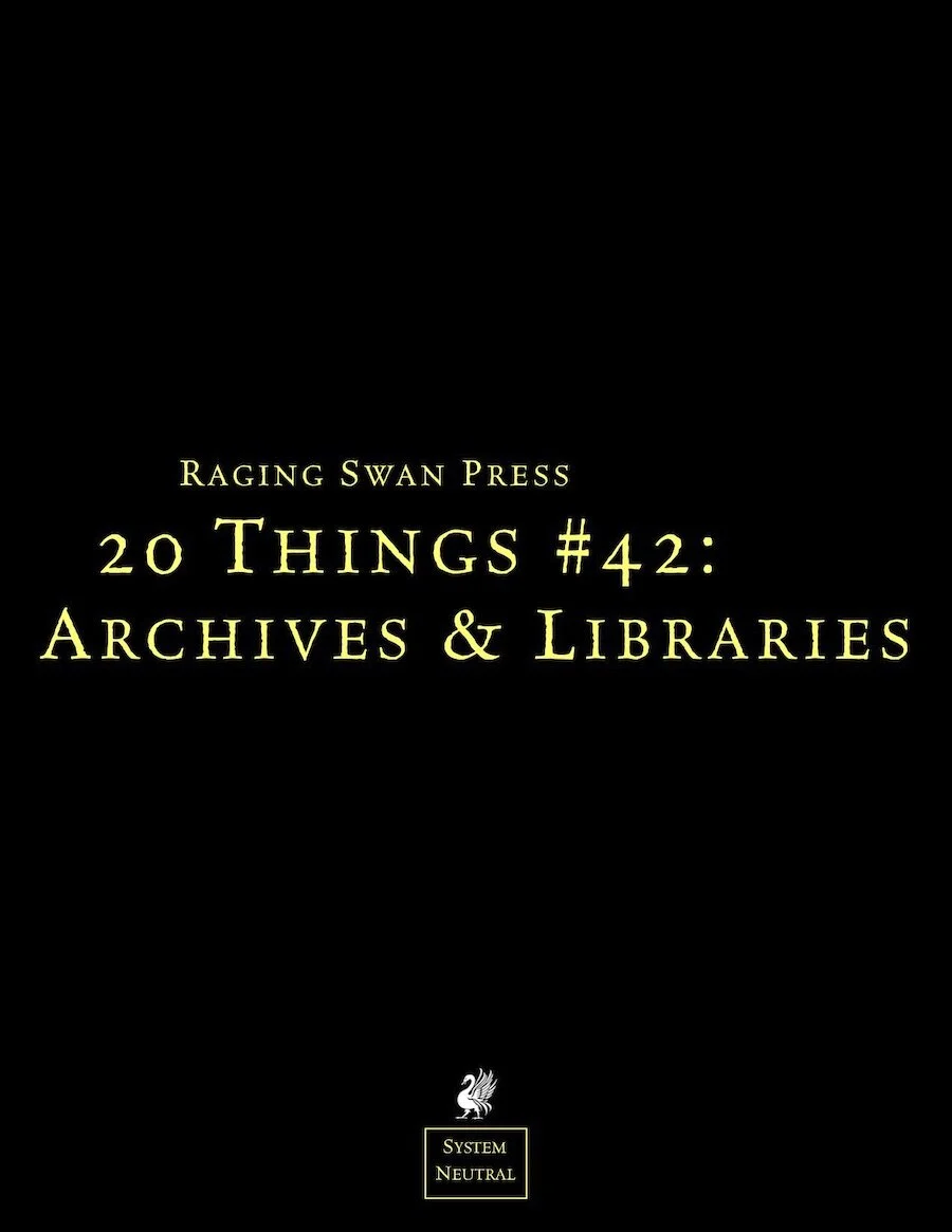 20 Things #42: Archives &amp; Libraries