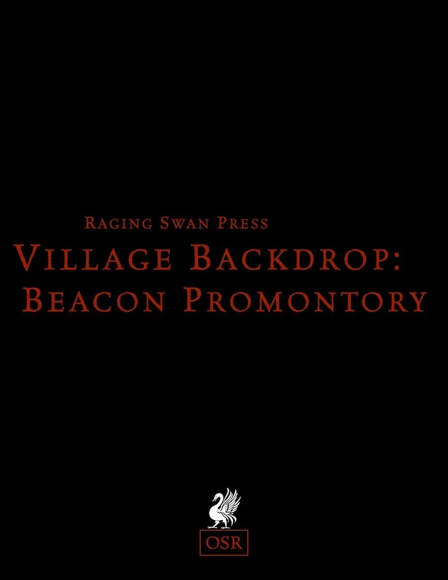 Village Backdrop: Beacon Promontory (OSR)