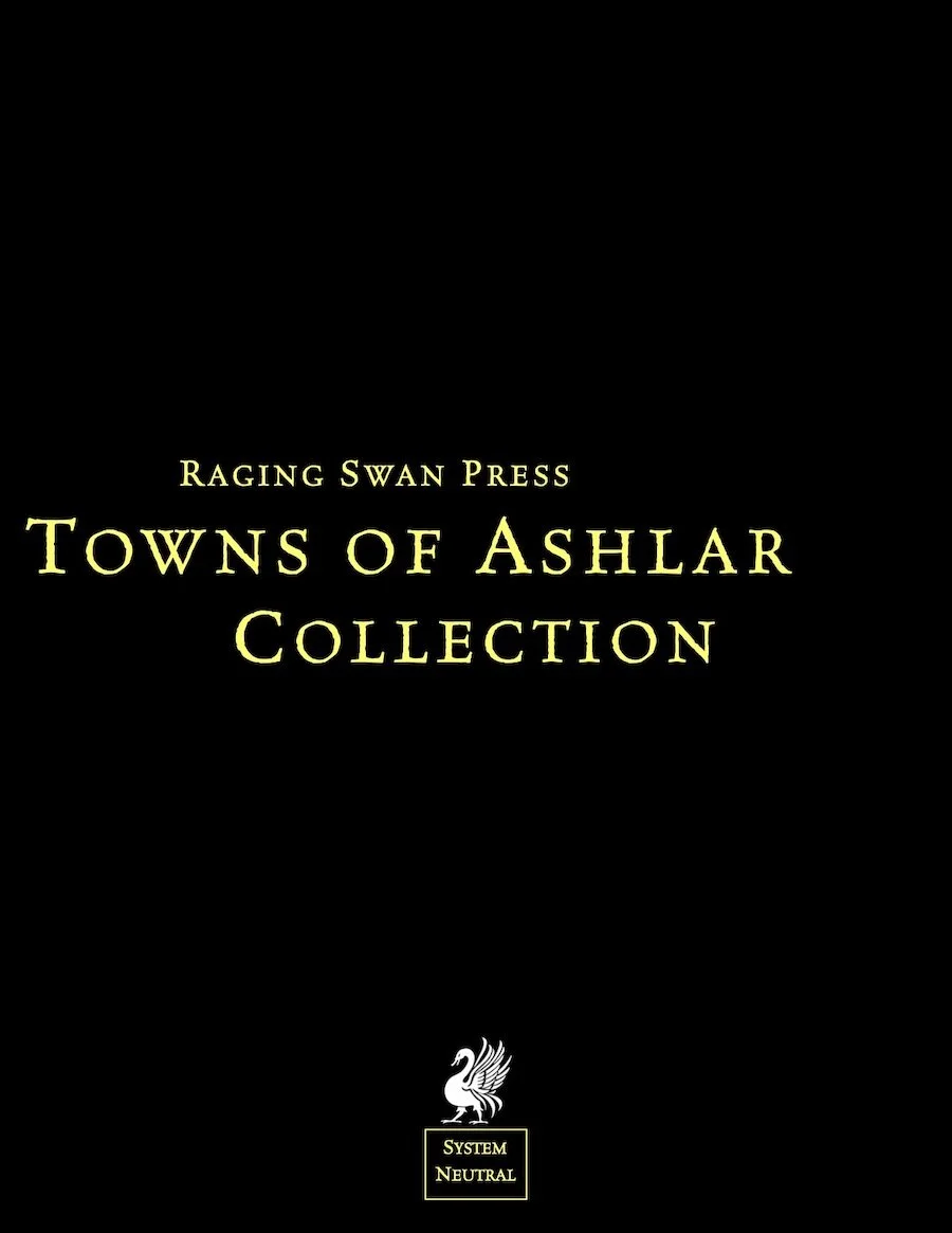 Towns of Ashlar (OSR) 