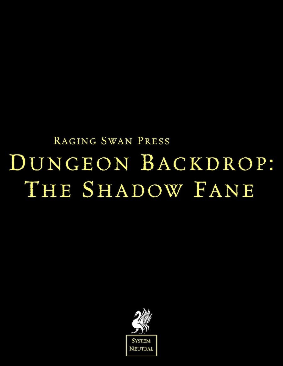 Dungeon Backdrop: The Shadow Fane
