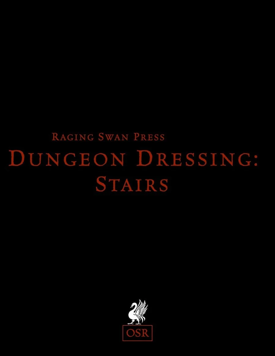 Dungeon Dressing: Stairs (OSR)