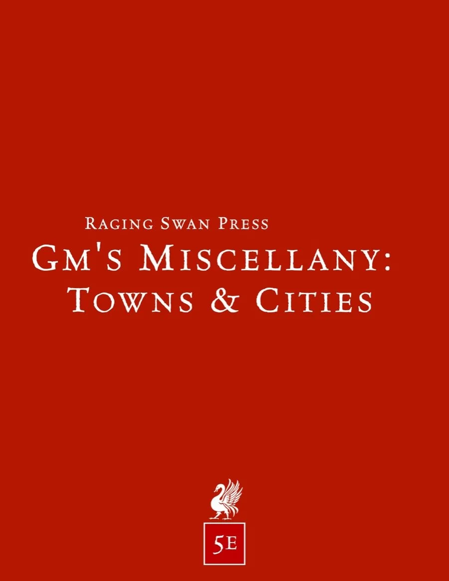 GM's Miscellany: Towns & Cities (5e)