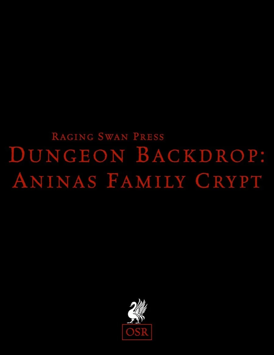 Dungeon Backdrop: Aninas Family Crypt (OSR)