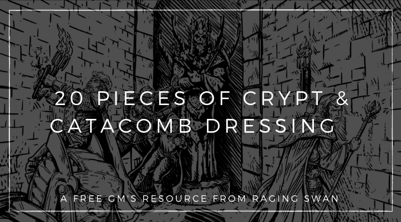 20 Pieces of Crypt & Catacomb Dressing