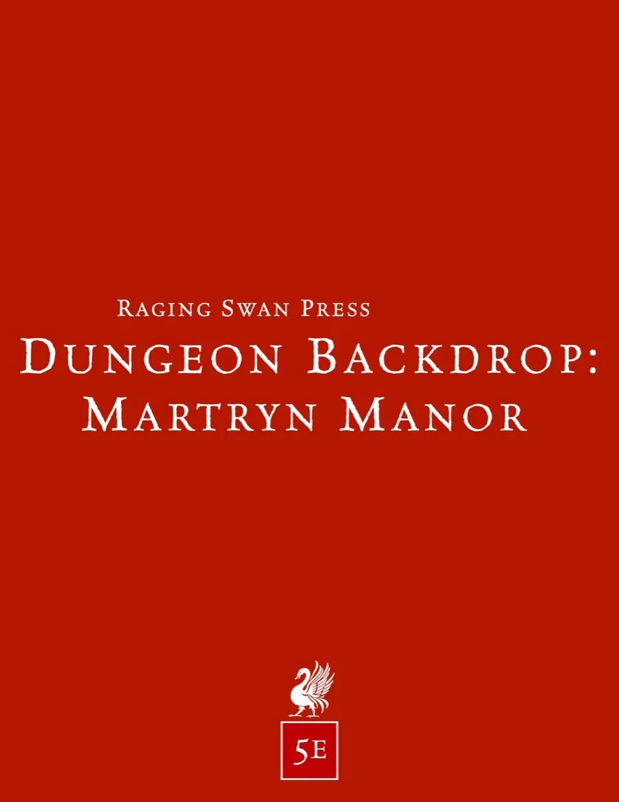 Dungeon Backdrop: Martryn Manor (5e)