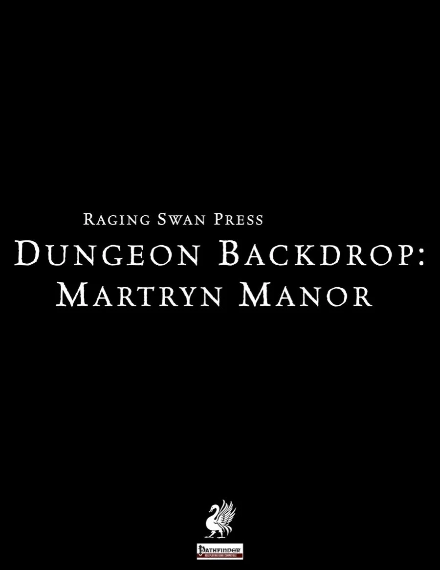 Dungeon Backdrop: Martryn Manor (P1+P2)