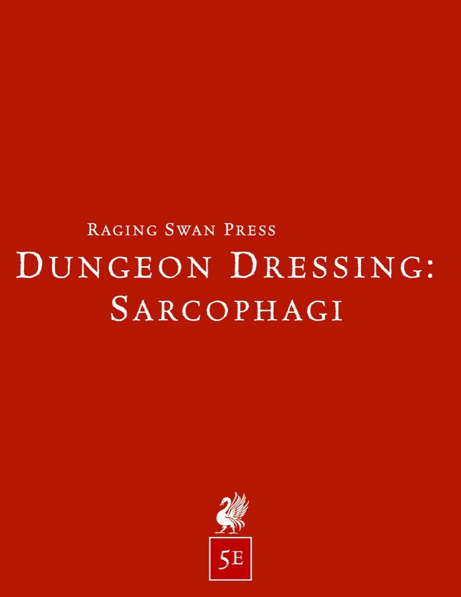 Dungeon Dressing: Sarcophagi (5e)